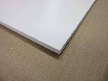 PVC Hartschaumplatte 6mm Zuschnitt Grau lackiert 350 x 345mm Kunststoffplatte