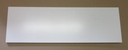 PVC Integralschaumplatte 10mm Zuschnitt weiß 580 x 185 mm - Kunststoff Platte