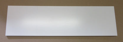 PVC Integralschaumplatte 10mm Zuschnitt weiß 580 x 150 mm - Kunststoff Platte