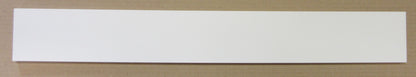 PVC Integralschaumplatte 10mm Zuschnitt weiß 605 x 80 mm - Kunststoff Platte