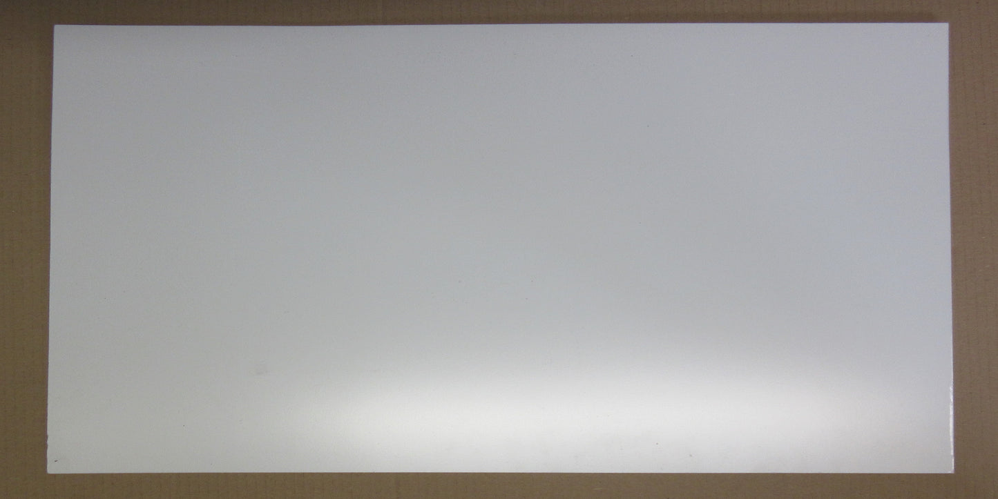 PVC Hartschaumplatte 2mm Zuschnitt weiß 640 x 380mm KömaPrint® Kunststoff Platte