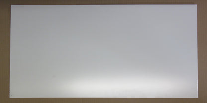 PVC Hartschaumplatte 2mm Zuschnitt weiß 640 x 380mm KömaPrint® Kunststoff Platte