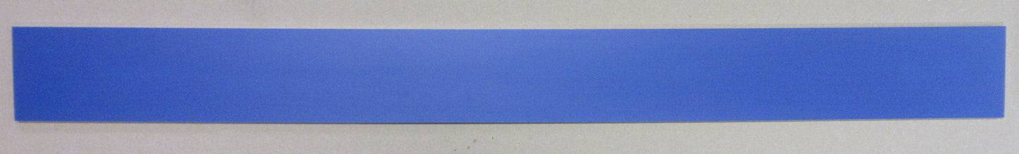 PVC Hartschaumplatte 6mm Zuschnitt Dunkelblau lackiert 1009 x 95mm Kunststoffplatte