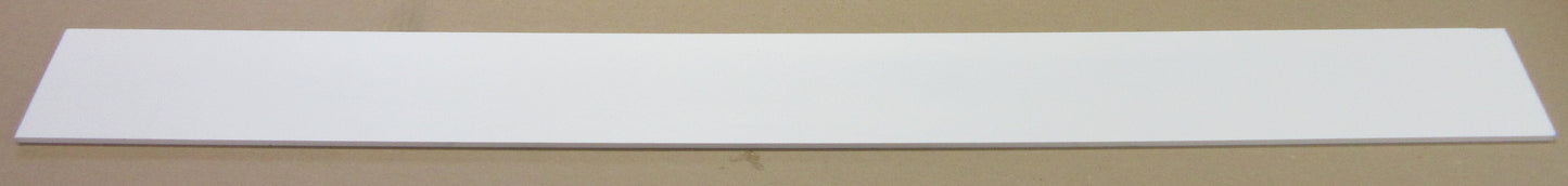 PVC Hartschaumplatte 6mm Zuschnitt Dunkelblau lackiert 1009 x 95mm Kunststoffplatte