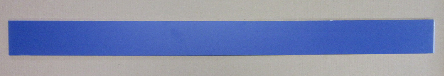 PVC Hartschaumplatte 6mm Zuschnitt Dunkelblau lackiert 1029 x 83mm Kunststoffplatte