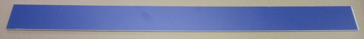PVC Hartschaumplatte 6mm Zuschnitt Dunkelblau lackiert 1029 x 83mm Kunststoffplatte