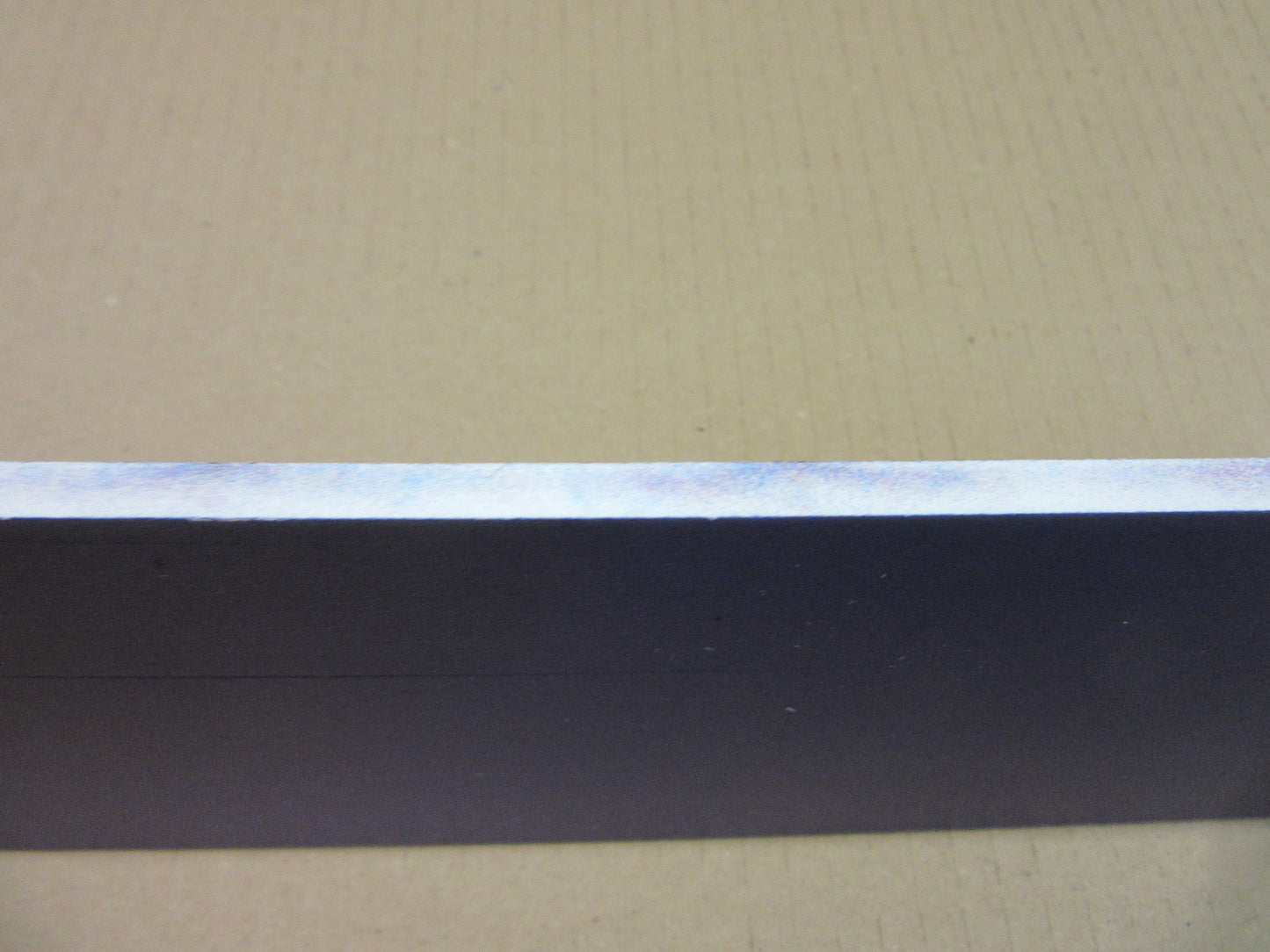PVC Hartschaumplatte 6mm Zuschnitt Dunkelblau lackiert 1029 x 83mm Kunststoffplatte