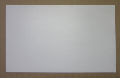 PVC Hartschaumplatte 6mm Zuschnitt hellgrau lackiert 598/592 x 365mm - Kunststoff Platte
