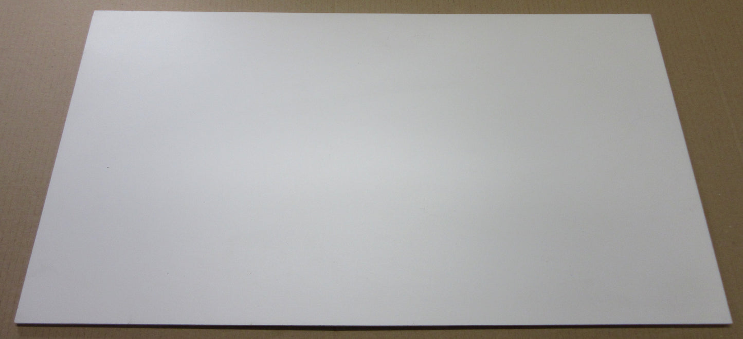 PVC Hartschaumplatte 6mm Zuschnitt hellgrau lackiert 679-666 x 365mm - Kunststoff Platte