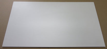 PVC Hartschaumplatte 6mm Zuschnitt hellgrau lackiert 679-666 x 365mm - Kunststoff Platte