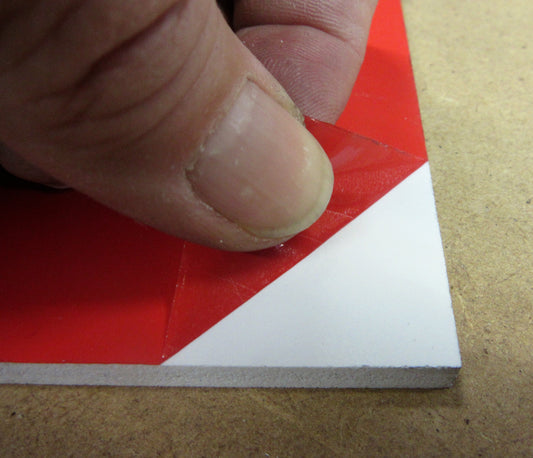 PVC Hartschaumplatte 6mm Zuschnitt weiß 463 x 321mm - Simopor S Kunststoff Platte