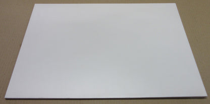 PVC Hartschaumplatte 6mm Zuschnitt weiß 463 x 321mm - Simopor S Kunststoff Platte