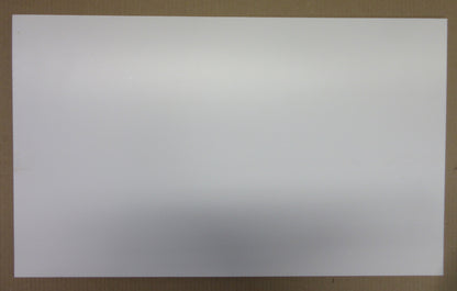 PVC Hartschaumplatte 6mm Zuschnitt weiß 646 x 389 mm - Kunststoff Platte