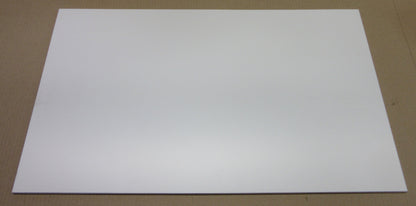 PVC Hartschaumplatte 6mm Zuschnitt weiß 646 x 389 mm - Kunststoff Platte