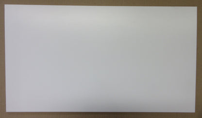 PVC Hartschaumplatte 6mm Zuschnitt weiß  700 x 390mm - Kunststoff Platte
