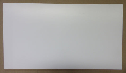 PVC Hartschaumplatte 6mm Zuschnitt weiß  700 x 390mm - Kunststoff Platte
