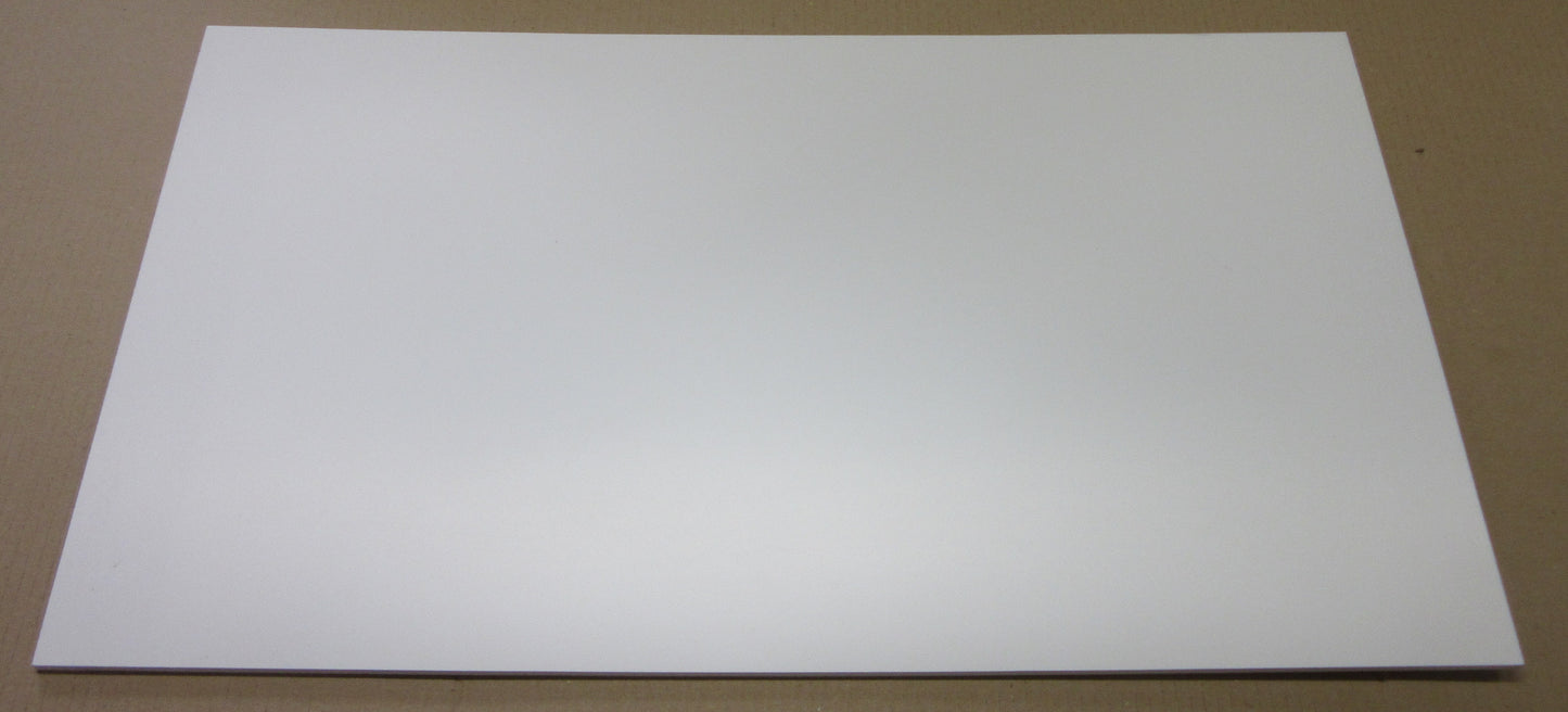 PVC Hartschaumplatte 6mm Zuschnitt weiß  700 x 390mm - Kunststoff Platte