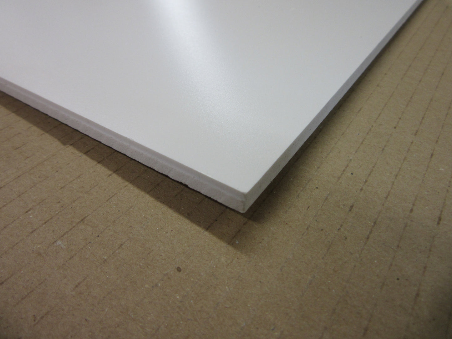 PVC Hartschaumplatte 6mm Zuschnitt weiß  700 x 390mm - Kunststoff Platte