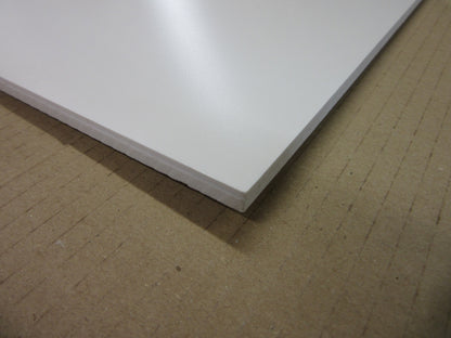 PVC Hartschaumplatte 6mm Zuschnitt weiß  700 x 390mm - Kunststoff Platte