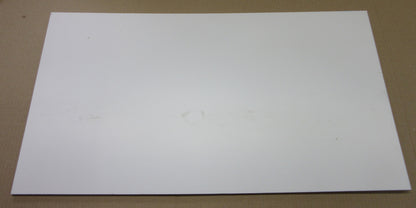 PVC Hartschaumplatte 6mm Zuschnitt weiß  700 x 390mm - Kunststoff Platte