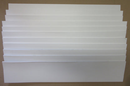 PVC Hartschaumplatten 6mm ca. 3 kg Reste Weiß - Excel Plastics Kunststoff Platten