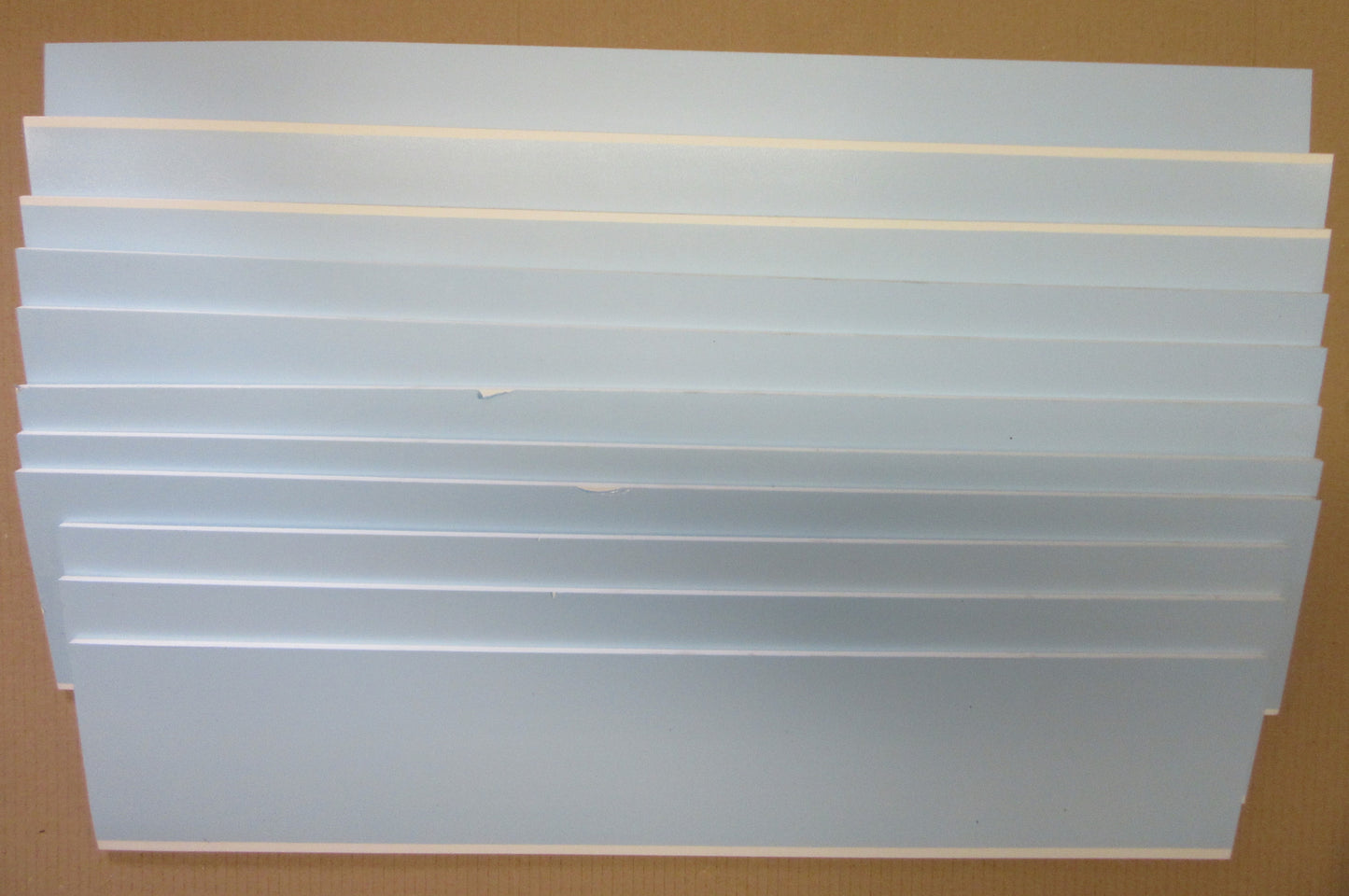 PVC Hartschaumplatten 6mm ca. 3 kg Reste Weiß - Excel Plastics Kunststoff Platten